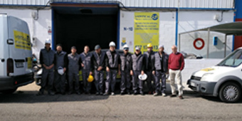 Trabajos de altura en Huelva